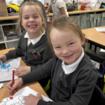 two pupils during lesson time