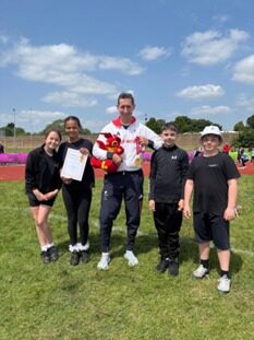 Today at the Mini Olympics our 4 Bronze Ambassadors received their Gold Award. This recognises the commitment they have made throughout the year to promote healthy, active lifestyles across the school. To achieve the gold level they have assisted with lessons, delivered the legacy tour, helped at an after school club, tidied the PE cupboard and been role models to the younger children. A huge well done to the ambassadors, you have been amazing all year!! #sports #healthylifestyle #rolemodel Cit Academies
